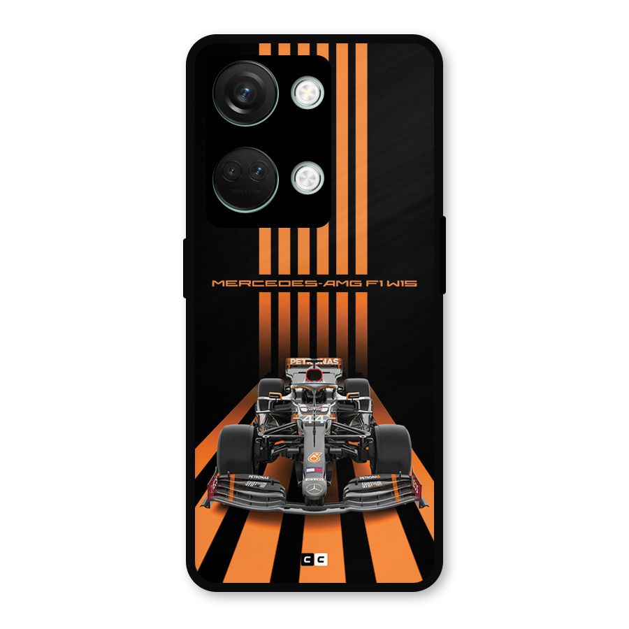 Supercar On Track Metal Back Case for OnePlus Nord 3