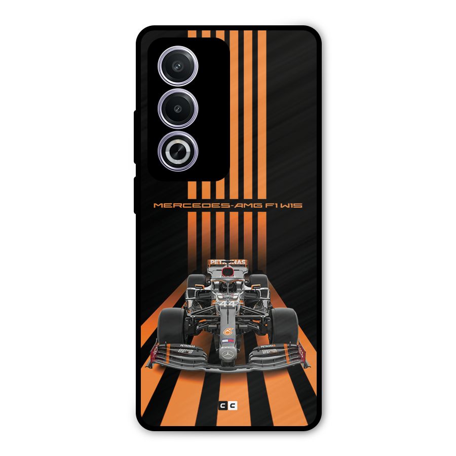 Supercar On Track Metal Back Case for Oppo A3 Pro