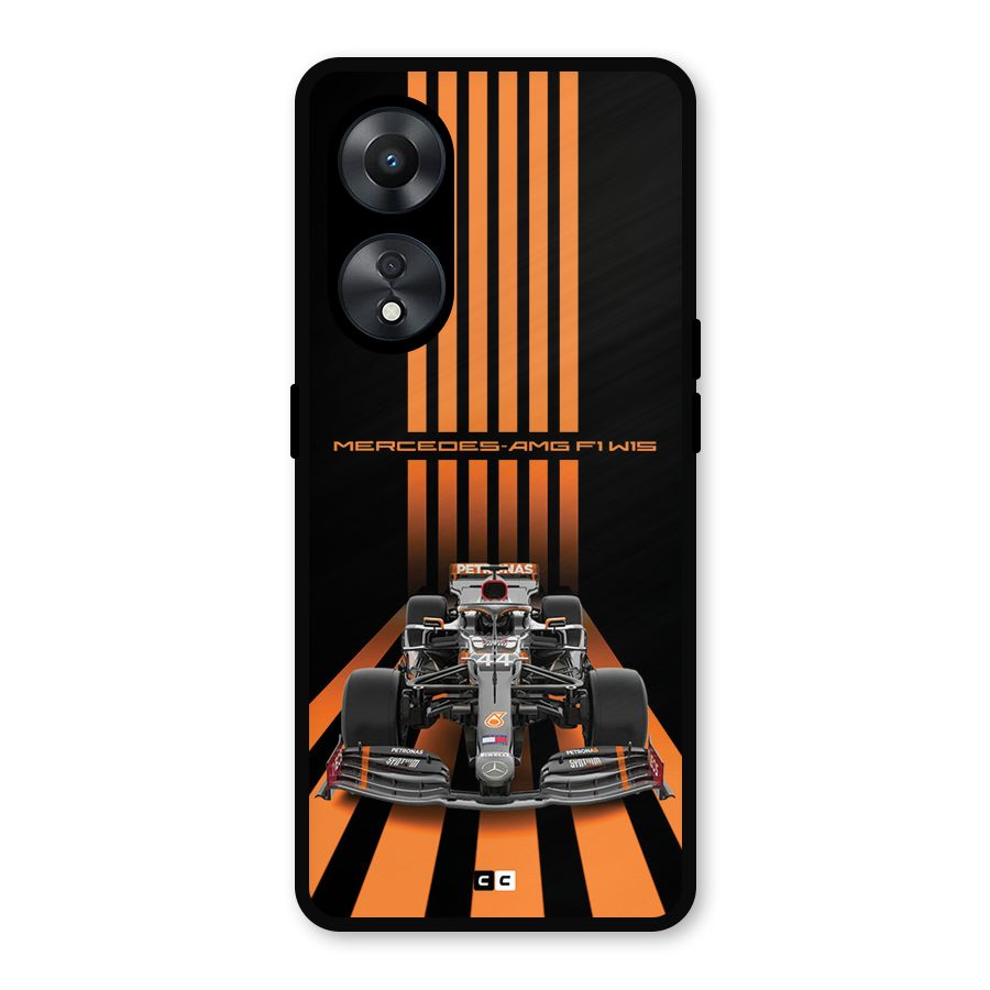 Supercar On Track Metal Back Case for Oppo A78