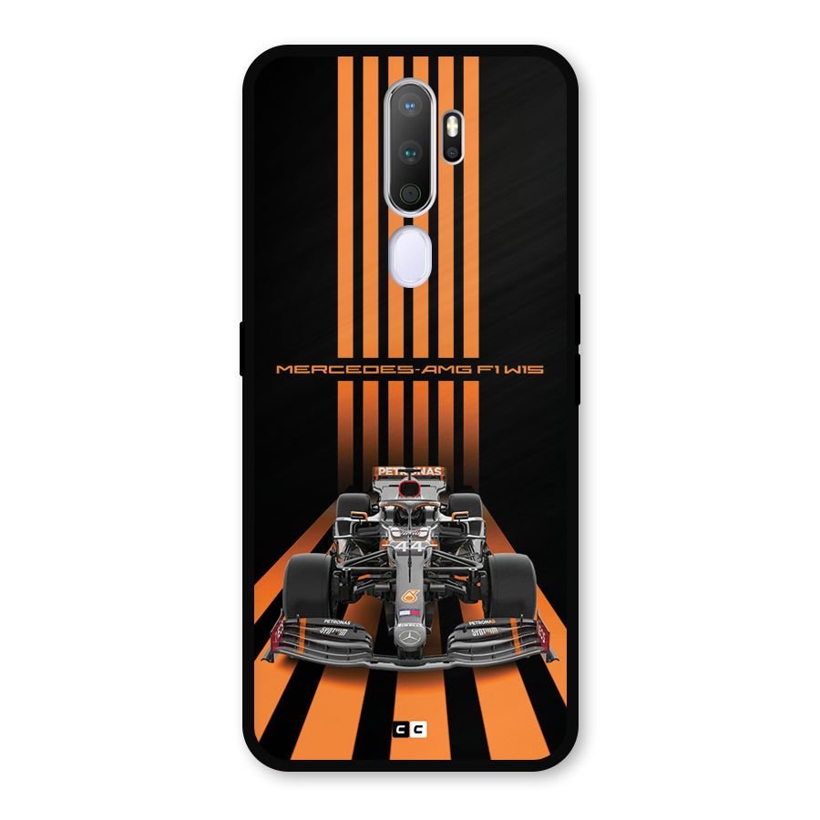Supercar On Track Metal Back Case for Oppo A9 (2020)