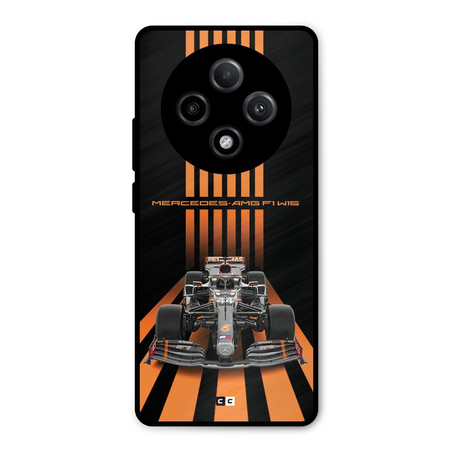 Supercar On Track Metal Back Case for Oppo F27 Pro Plus