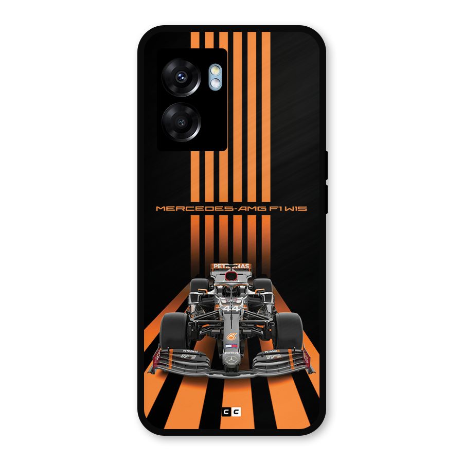 Supercar On Track Metal Back Case for Oppo K10 (5G)