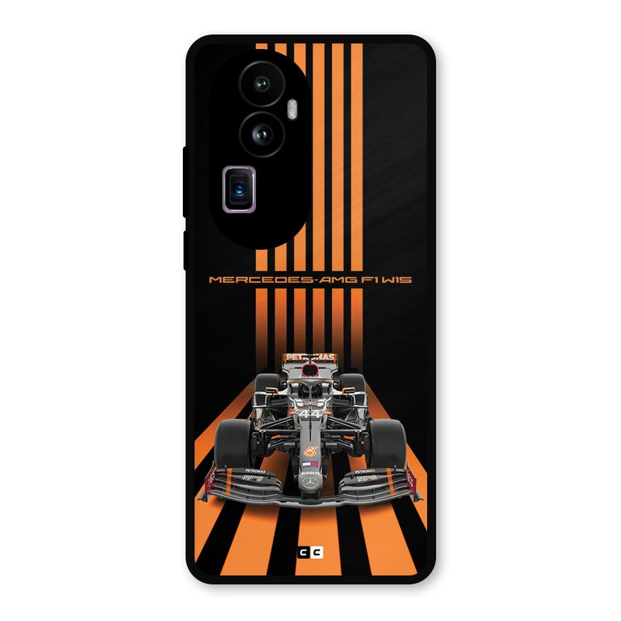 Supercar On Track Metal Back Case for Oppo Reno10 Pro Plus