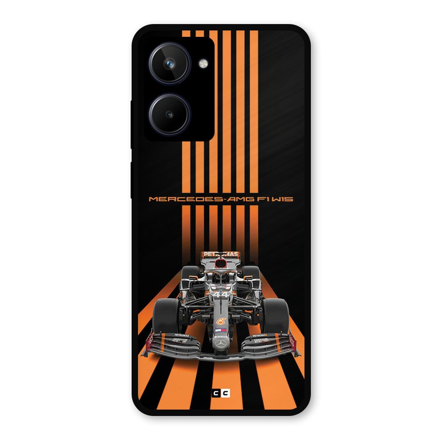 Supercar On Track Metal Back Case for Realme 10