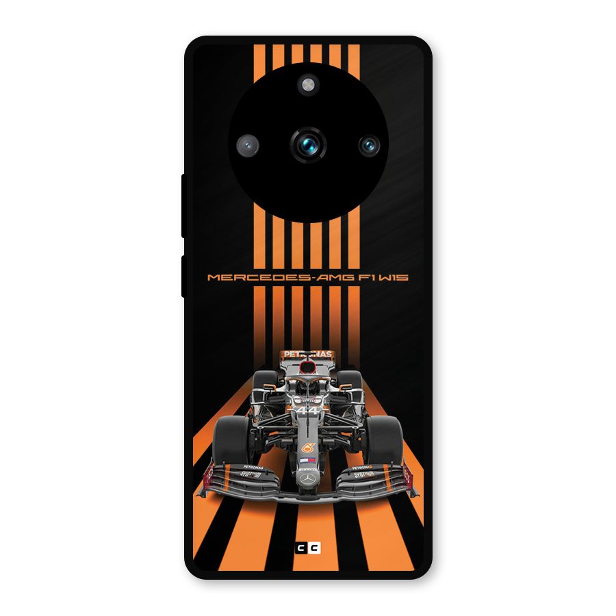 Supercar On Track Metal Back Case for Realme 11 Pro Plus
