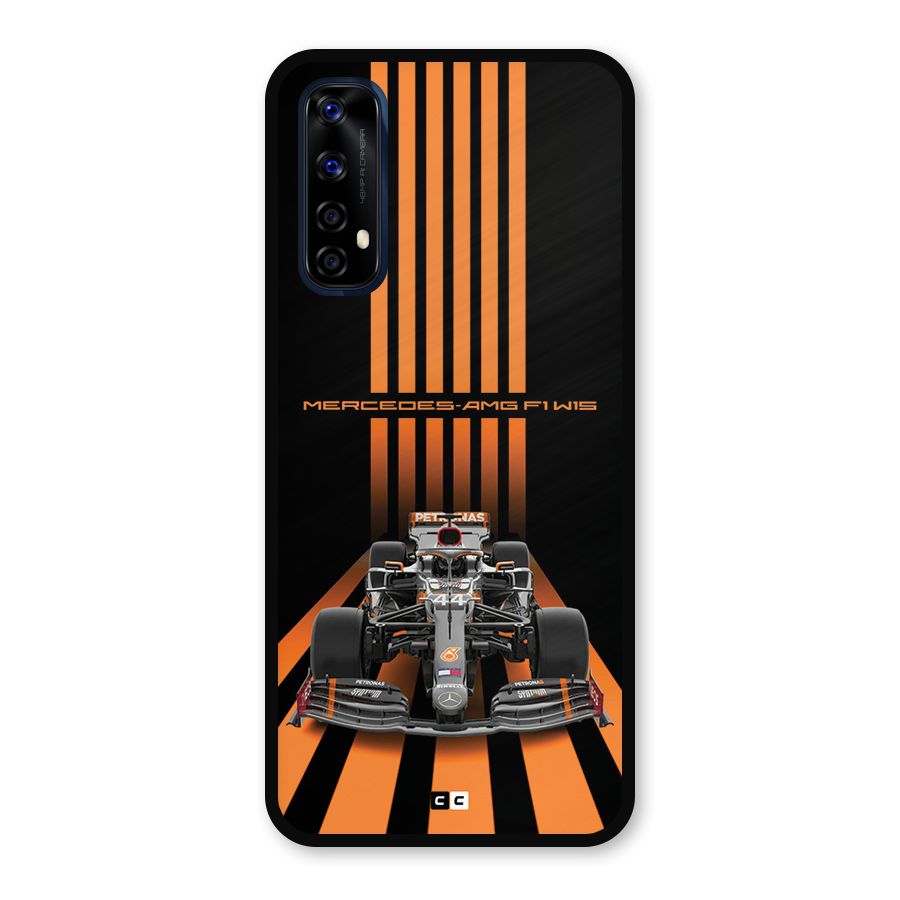 Supercar On Track Metal Back Case for Realme 7