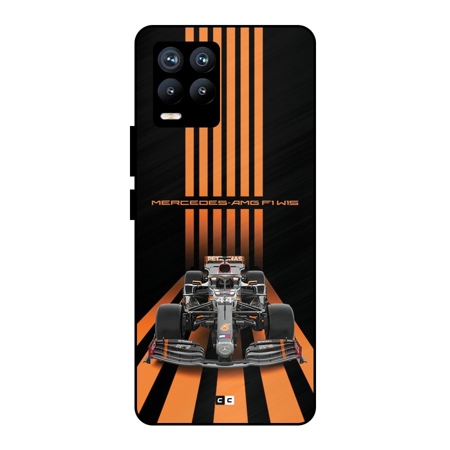 Supercar On Track Metal Back Case for Realme 8 Pro