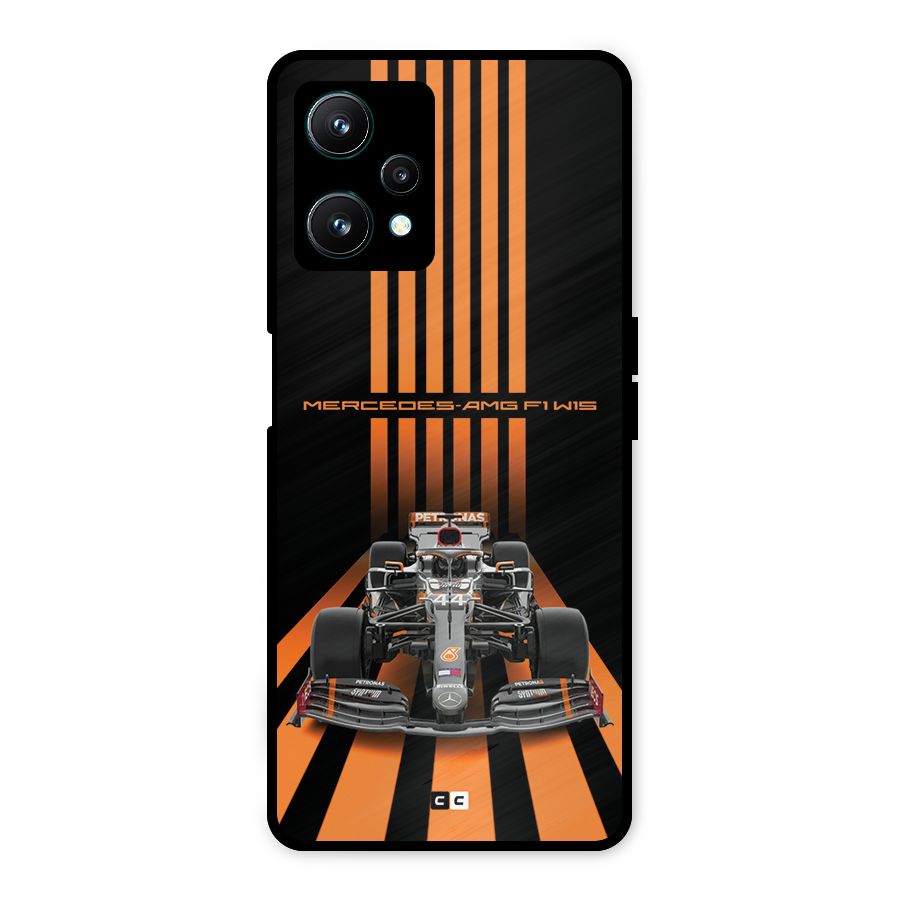 Supercar On Track Metal Back Case for Realme 9 Pro 5G