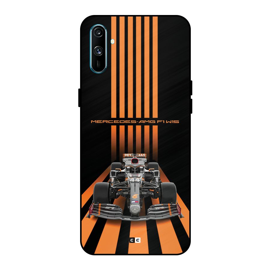 Supercar On Track Metal Back Case for Realme C3