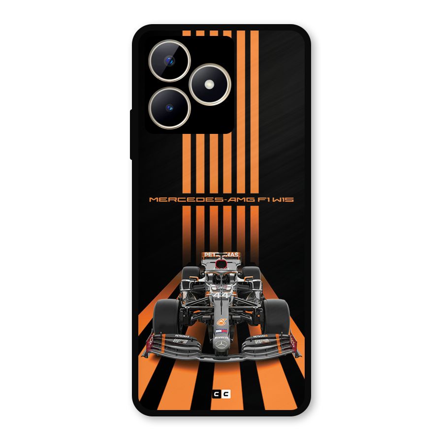 Supercar On Track Metal Back Case for Realme C53