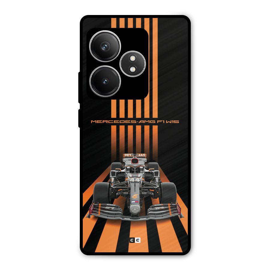 Supercar On Track Metal Back Case for Realme GT 6T