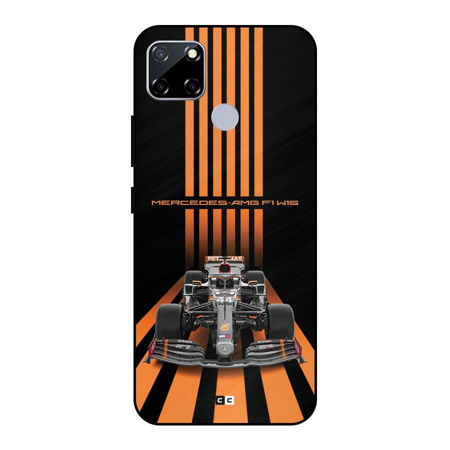 Supercar On Track Metal Back Case for Realme Narzo 20
