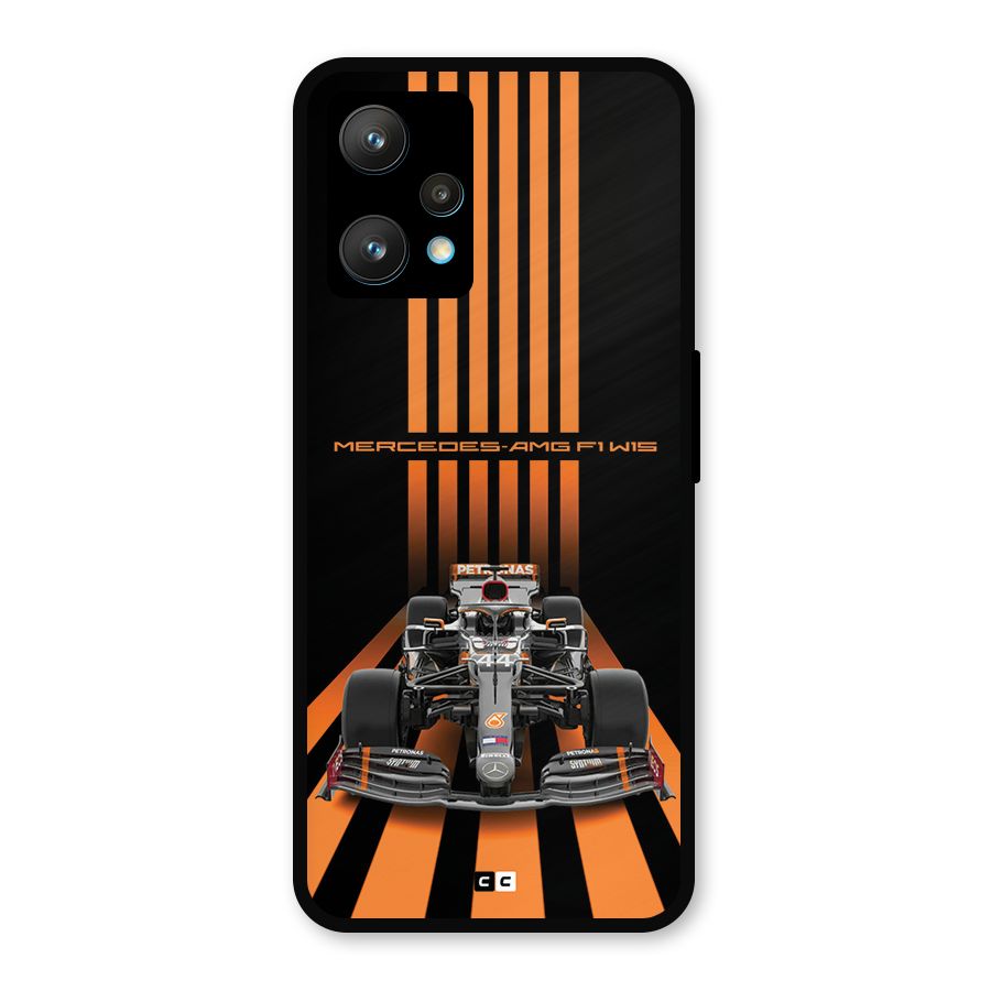 Supercar On Track Metal Back Case for Realme Narzo 50 Pro