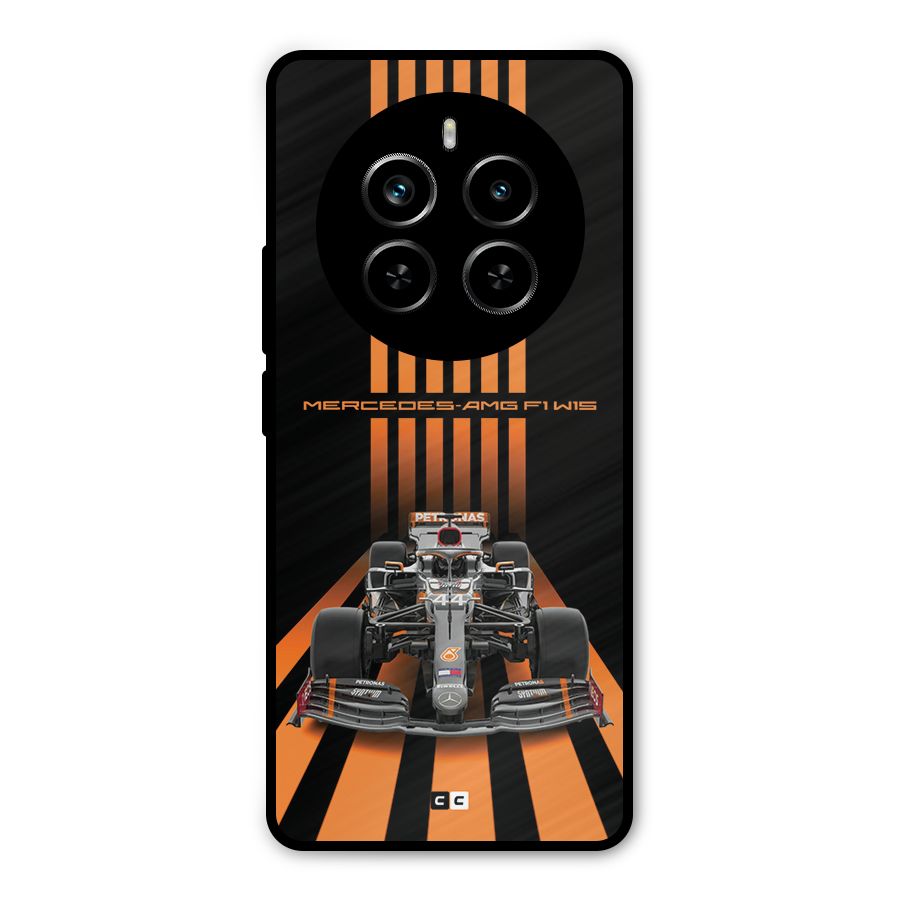 Supercar On Track Metal Back Case for Realme P1 Pro