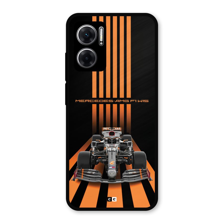 Supercar On Track Metal Back Case for Redmi 11 Prime 5G