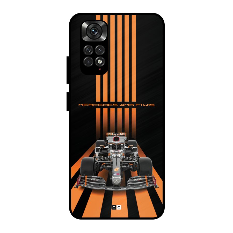 Supercar On Track Metal Back Case for Redmi Note 11 Pro