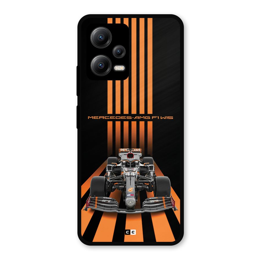 Supercar On Track Metal Back Case for Redmi Note 12 5G