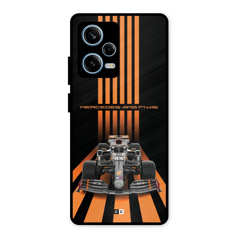 Supercar On Track Metal Back Case for Redmi Note 12 Pro