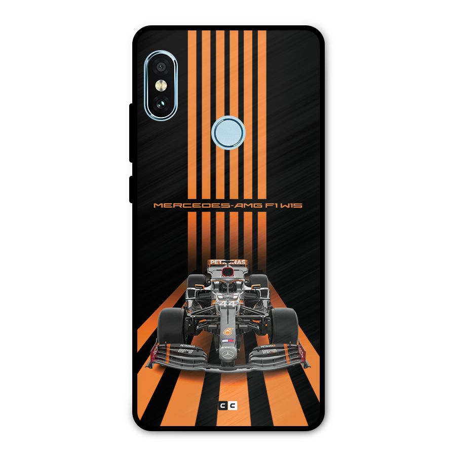 Supercar On Track Metal Back Case for Redmi Note 5 Pro