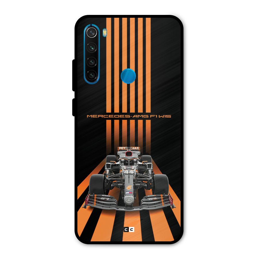 Supercar On Track Metal Back Case for Redmi Note 8