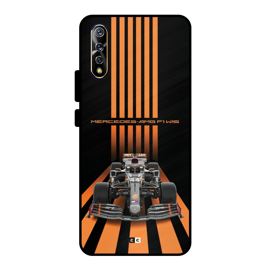 Supercar On Track Metal Back Case for Vivo S1