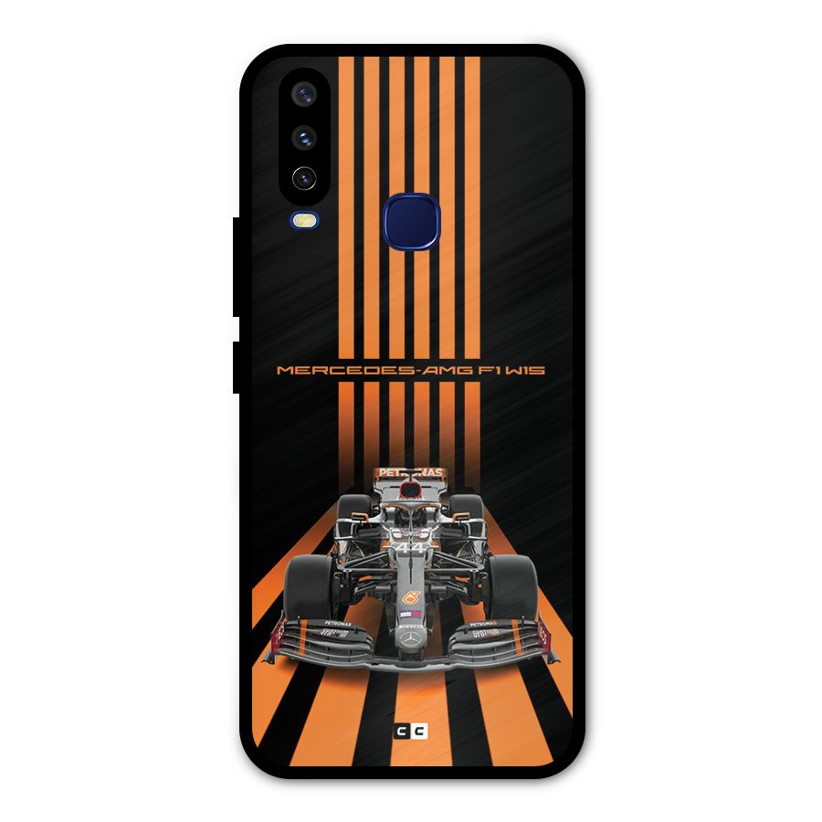 Supercar On Track Metal Back Case for Vivo U10