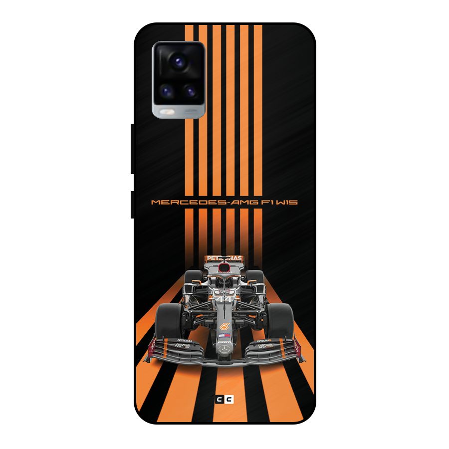 Supercar On Track Metal Back Case for Vivo V20 2021