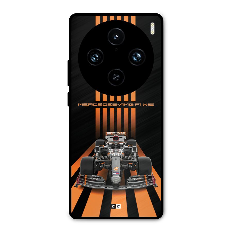 Supercar On Track Metal Back Case for Vivo X100 Pro