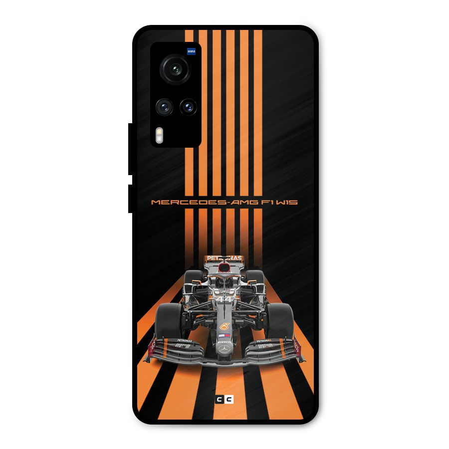 Supercar On Track Metal Back Case for Vivo X60