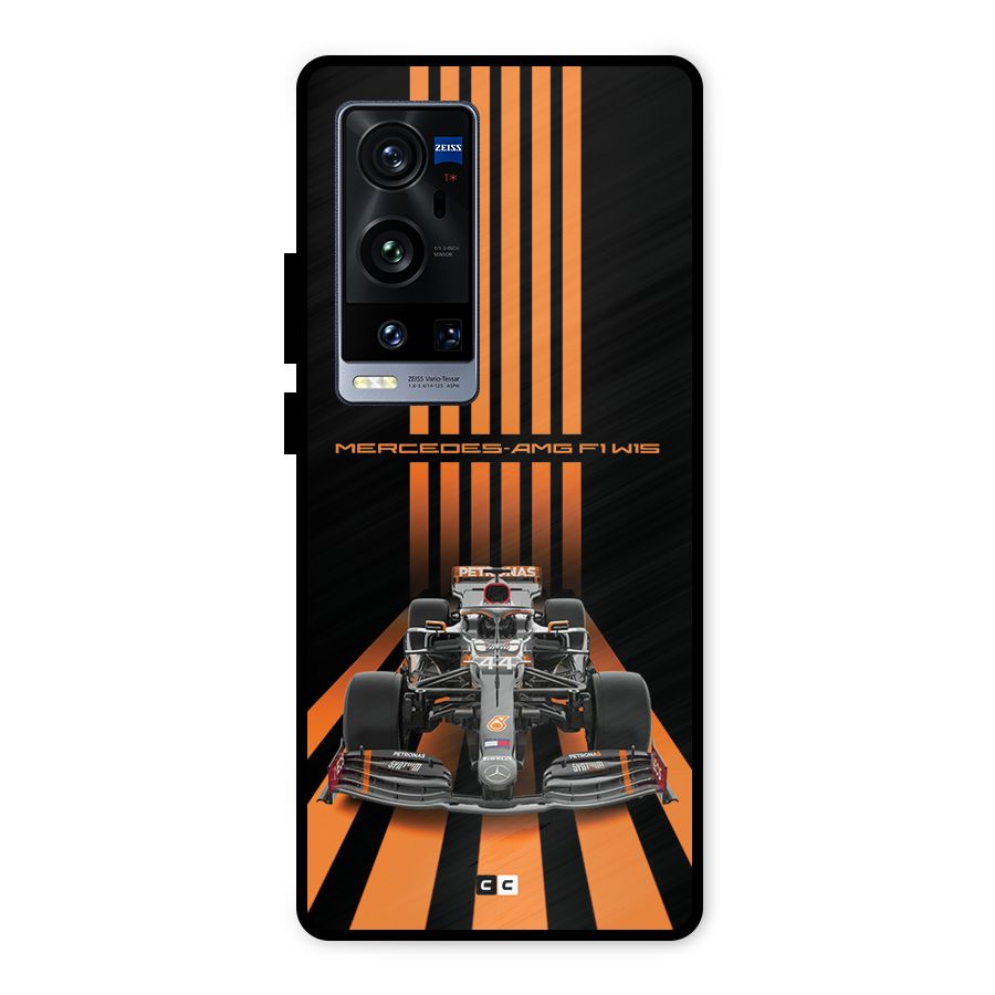Supercar On Track Metal Back Case for Vivo X60 Pro Plus