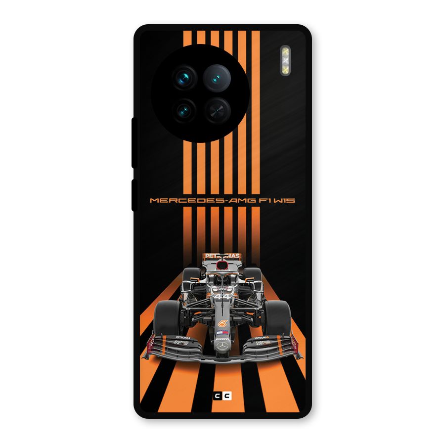 Supercar On Track Metal Back Case for Vivo X90