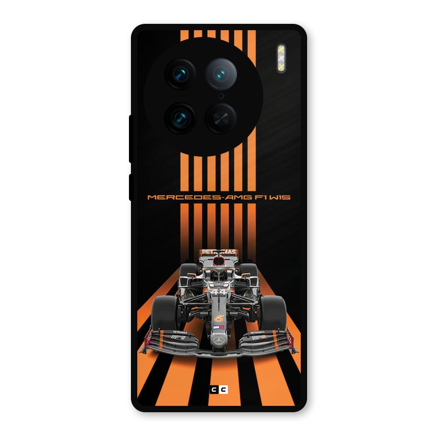 Supercar On Track Metal Back Case for Vivo X90 Pro