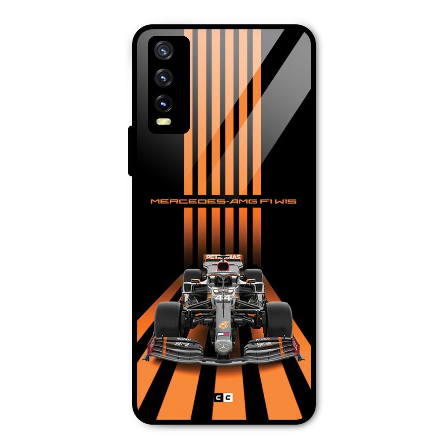 Supercar On Track Metal Back Case for Vivo Y20