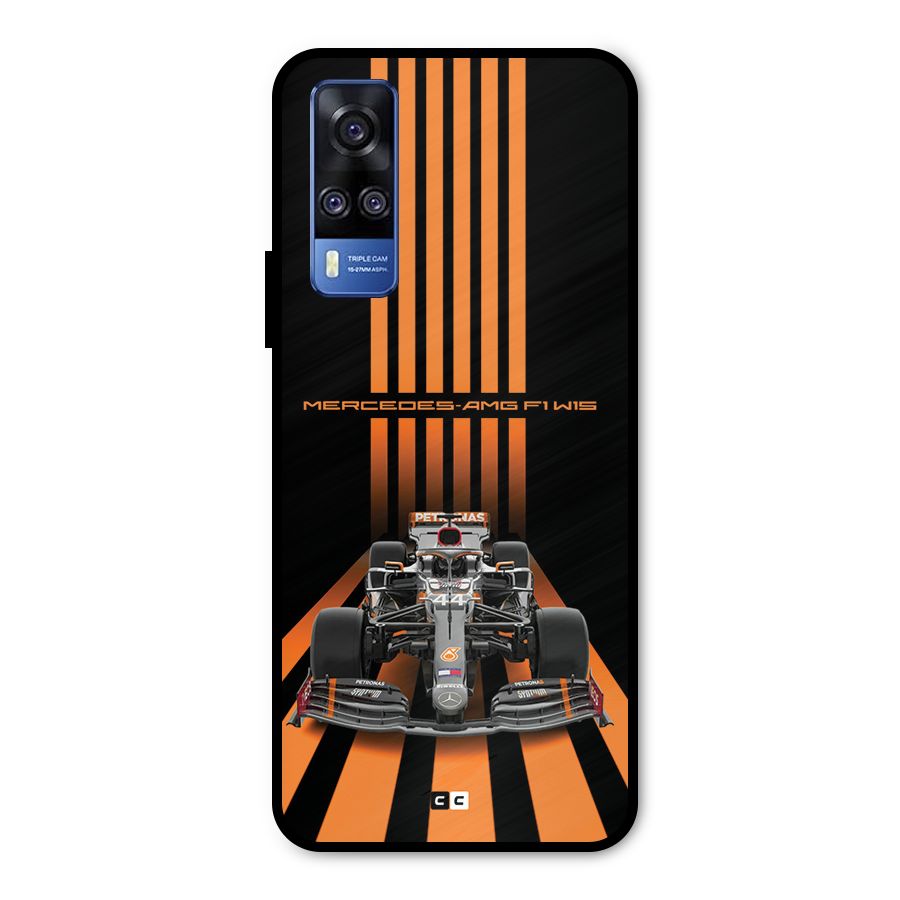 Supercar On Track Metal Back Case for Vivo Y51A