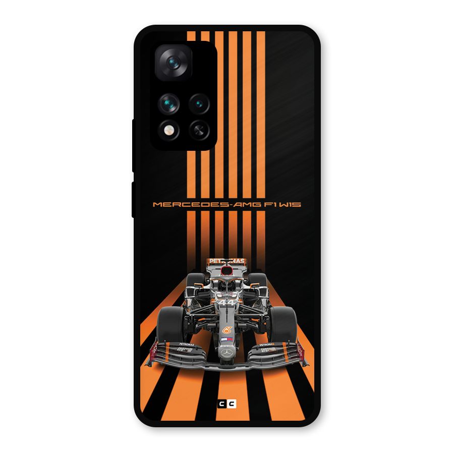 Supercar On Track Metal Back Case for Xiaomi 11i Hypercharge 5G