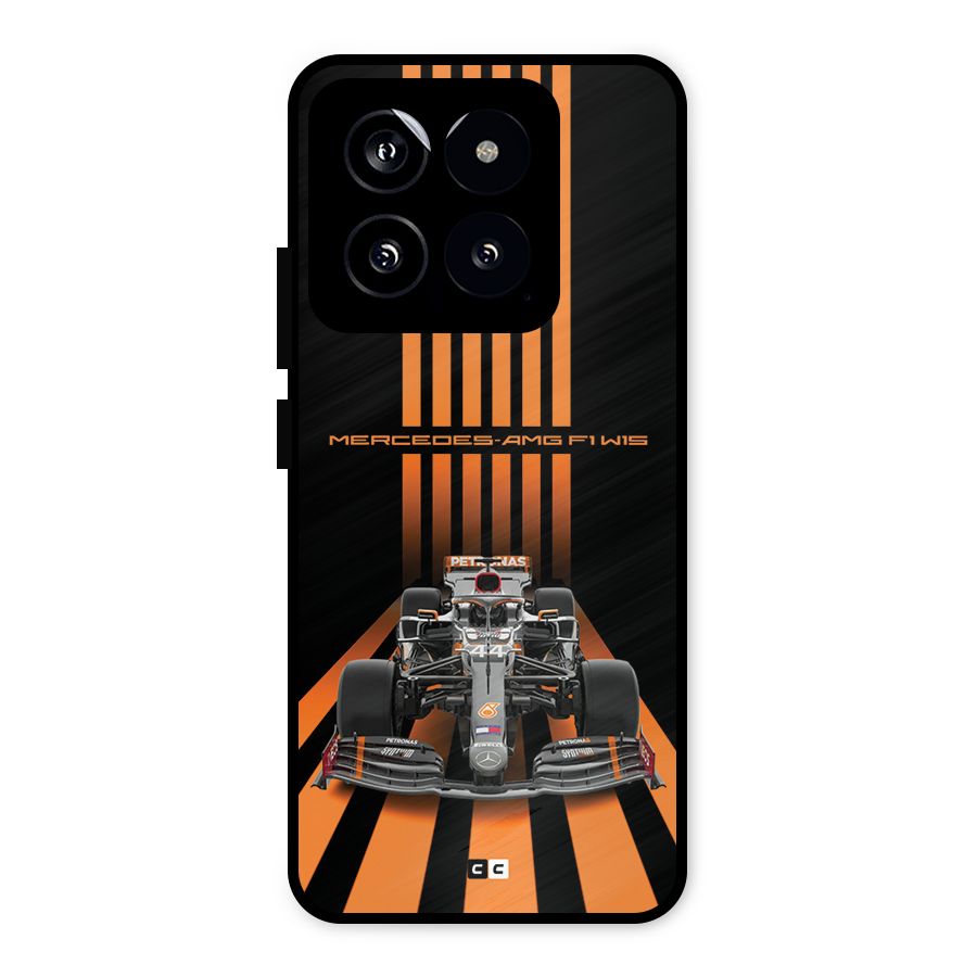 Supercar On Track Metal Back Case for Xiaomi 14