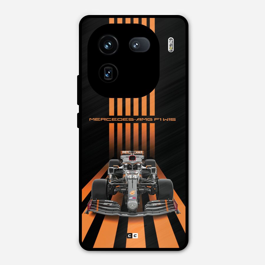 Supercar On Track Metal Back Case for iQOO 12