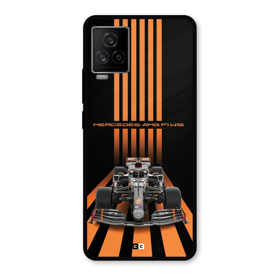 Supercar On Track Metal Back Case for iQOO 7 Legend 5G