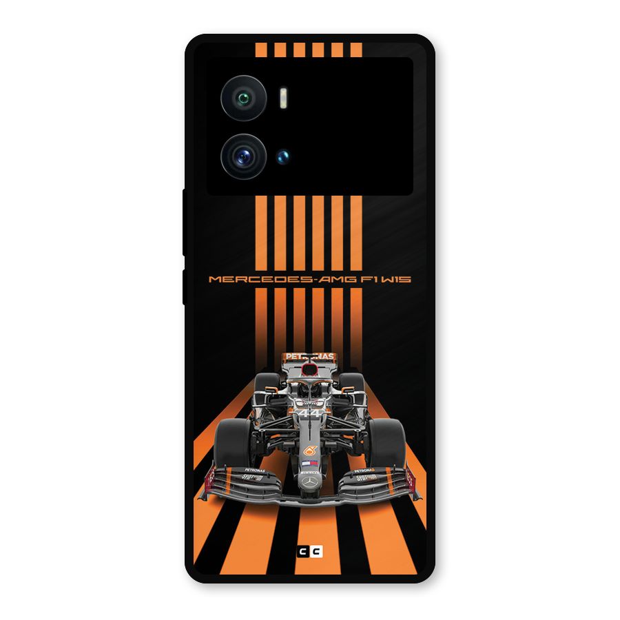 Supercar On Track Metal Back Case for iQOO 9 Pro