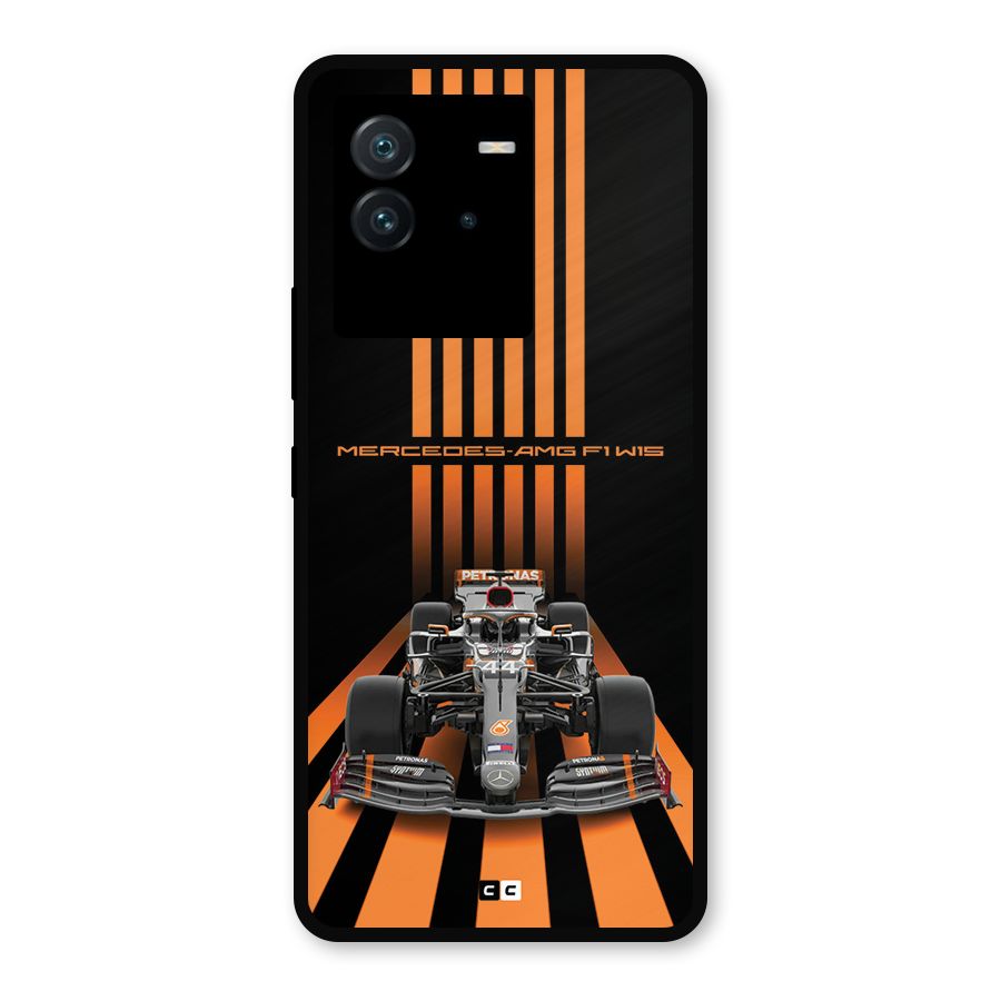Supercar On Track Metal Back Case for iQOO Neo 6 5G