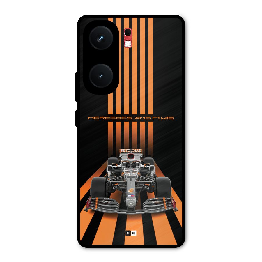 Supercar On Track Metal Back Case for iQOO Neo 9 Pro