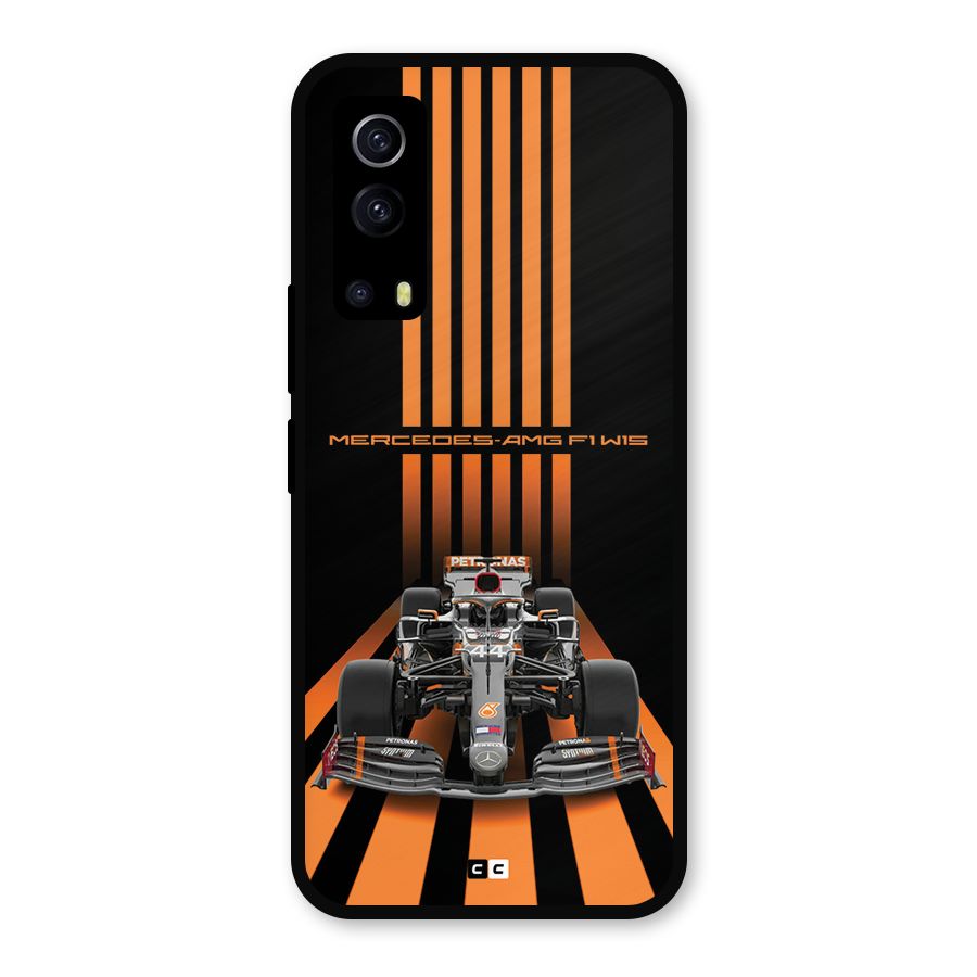 Supercar On Track Metal Back Case for iQOO Z3