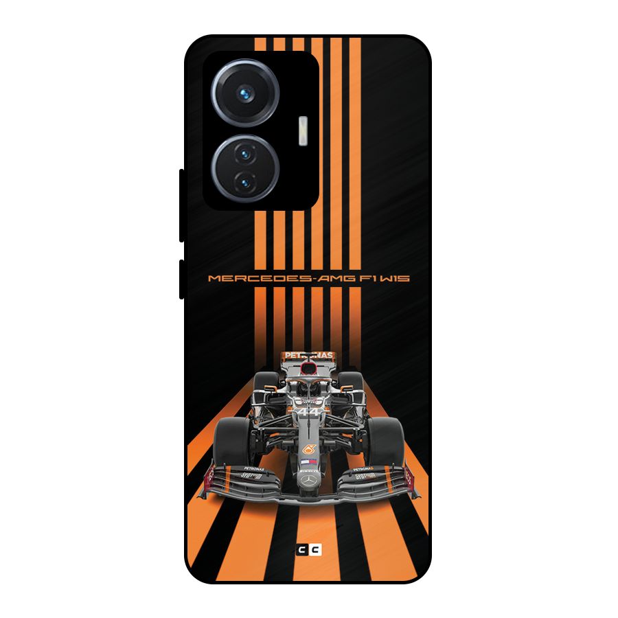 Supercar On Track Metal Back Case for iQOO Z6 44W