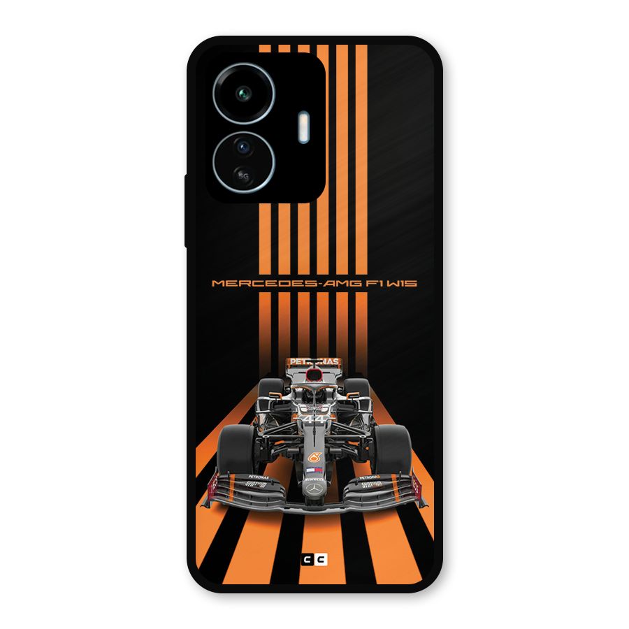 Supercar On Track Metal Back Case for vivo iQOO Z6 Lite 5G