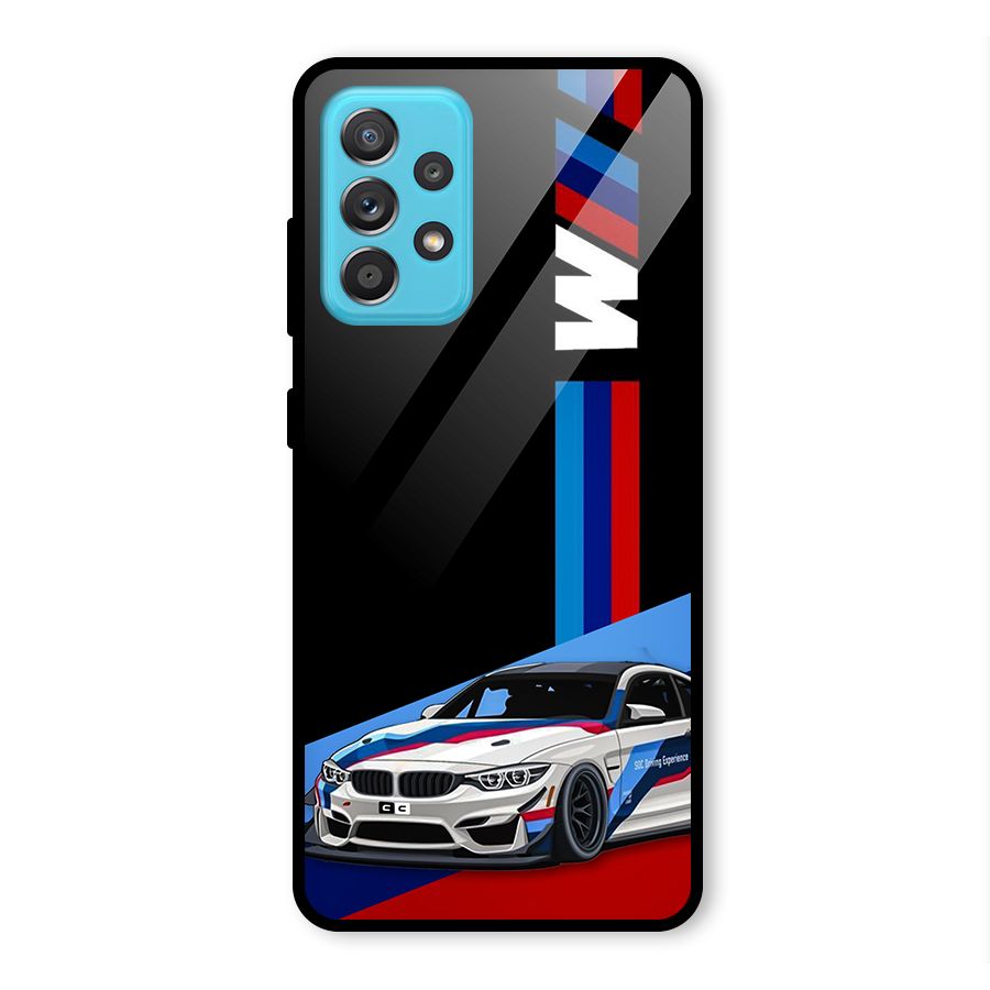 Supercar Stance Glass Back Case for Galaxy A52