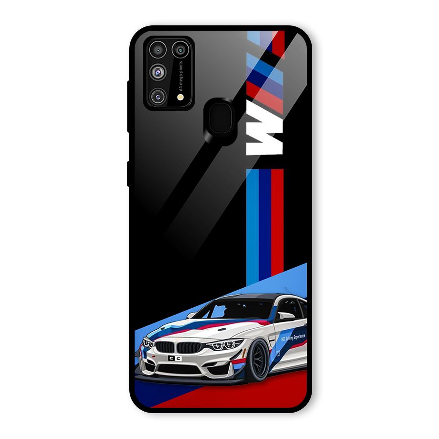 Supercar Stance Glass Back Case for Galaxy F41