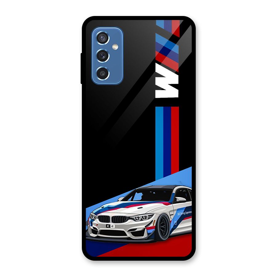 Supercar Stance Glass Back Case for Galaxy M52 5G