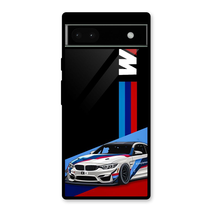 Supercar Stance Glass Back Case for Google Pixel 6a