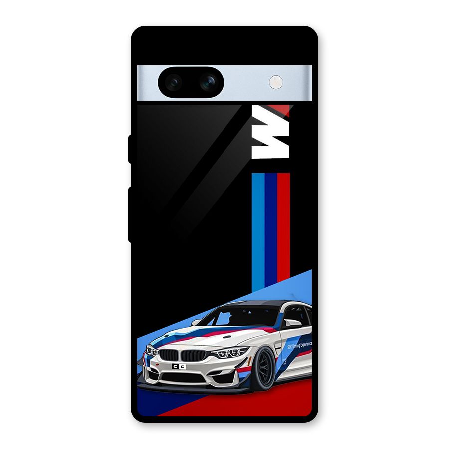 Supercar Stance Glass Back Case for Google Pixel 7a
