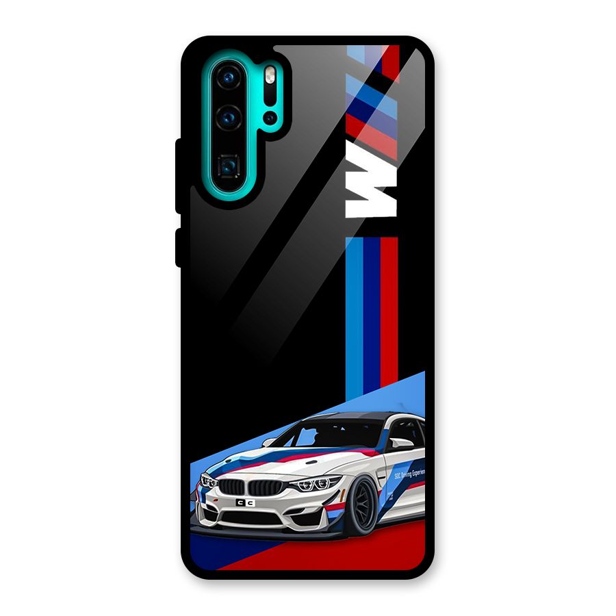 Supercar Stance Glass Back Case for Huawei P30 Pro